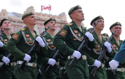 Victory Day parade in Rostov-on-Don, Russia