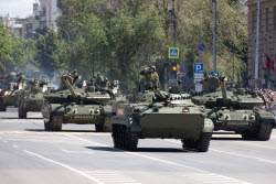 Victory Day parade in Volgograd, Russia