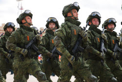 Victory Day parade in Rostov-on-Don, Russia