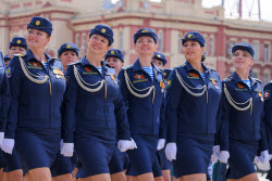 Victory Day parade in Rostov-on-Don, Russia