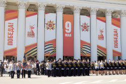 Victory Day parade in Volgograd, Russia