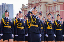 Victory Day parade in Rostov-on-Don, Russia