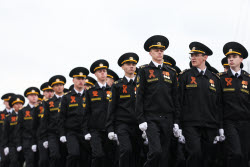 Victory Day parade in Kazan, Russia