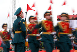 Victory Day parade in Kazan, Russia