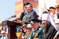Victory Day parade in Volgograd, Russia