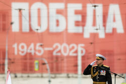 Victory Day parade in Kaliningrad, Russia