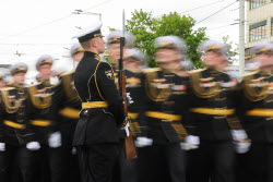 Victory Day parade in Kaliningrad, Russia