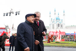 Victory Day parade in Kazan, Russia