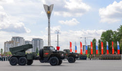 Victory Day parade in Rostov-on-Don, Russia