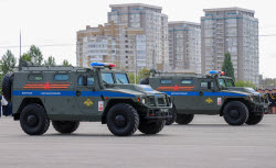 Victory Day parade in Rostov-on-Don, Russia