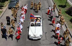 Immortal Regiment event in Yerevan, Armenia