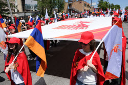 Immortal Regiment event in Yerevan, Armenia