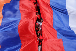 Immortal Regiment event in Yerevan, Armenia