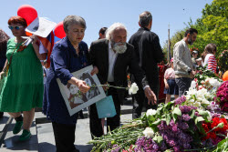 Immortal Regiment event in Yerevan, Armenia