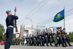 Victory Day parade in Novorossiysk, Russia