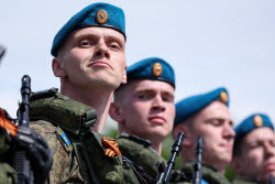 Victory Day parade in Novorossiysk, Russia