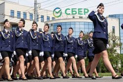 Victory Day parade in Novorossiysk, Russia