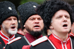 Victory Day parade in Novorossiysk, Russia