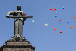 Immortal Regiment event in Yerevan, Armenia