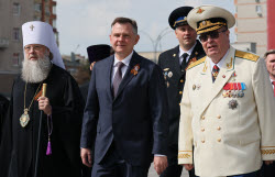 Victory Day parade in Rostov-on-Don, Russia