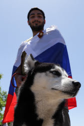 Immortal Regiment event in Yerevan, Armenia