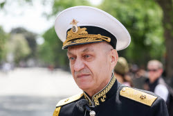 Victory Day parade in Novorossiysk, Russia