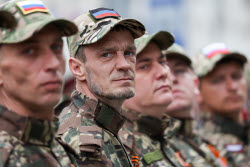 Victory Day parade in Novorossiysk, Russia