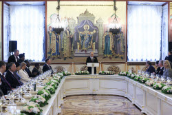 Moscow Kremlin reception for heads of foreign delegations