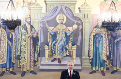 Moscow Kremlin reception for heads of foreign delegations