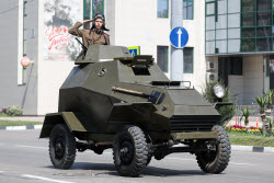 Victory Day parade in Novorossiysk, Russia