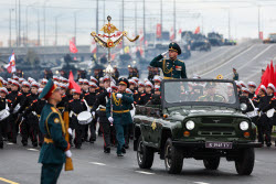 Victory Day parade in Kazan, Russia