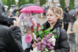 Immortal Regiment event in Chisinau, Moldova