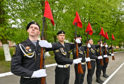 Victory Day parade in Kaliningrad Region, Russia