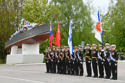 Victory Day parade in Kaliningrad Region, Russia