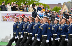 Victory Day parade in Kaliningrad Region, Russia