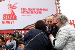 Victory Day parade in Kazan, Russia