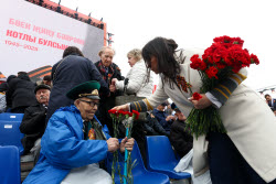 Victory Day parade in Kazan, Russia