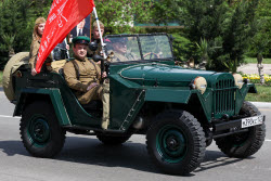 Victory Day parade in Novorossiysk, Russia