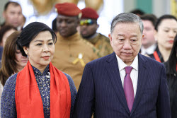 Moscow Kremlin reception for heads of foreign delegations