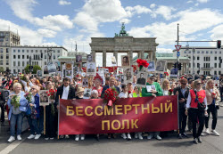 Immortal Regiment event in Berlin, Germany