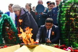 Празднование Дня Победы в Чите