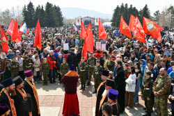 Празднование Дня Победы в Чите