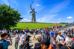 Празднование Дня Победы в Волгограде