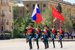 Victory Day parade in Volgograd, Russia