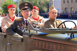 Victory Day parade in Volgograd, Russia