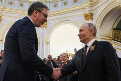 Moscow Kremlin reception for heads of foreign delegations