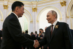 Moscow Kremlin reception for heads of foreign delegations