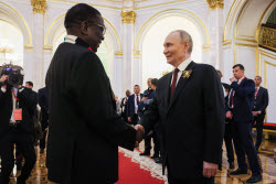 Moscow Kremlin reception for heads of foreign delegations