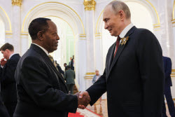 Moscow Kremlin reception for heads of foreign delegations