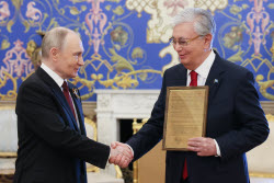 Moscow Kremlin reception for heads of foreign delegations